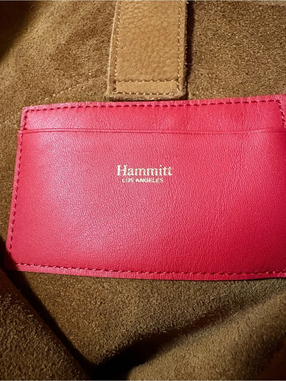 Hammitt Suede Hobo with Gold Hardware